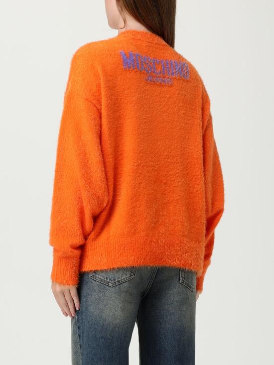 25FW 모스키노 스웨터 09188202 1124 Orange - MOSCHINO