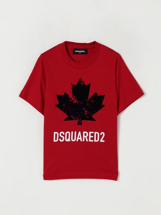 25FW [키즈] 디스퀘어드2 티셔츠 DQ2982D00XM DQ423 Red