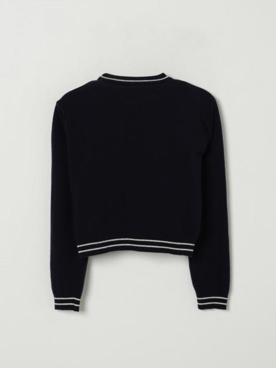 25FW [키즈] 발망 풀오버 BX9A50Z3294 621AV Blue - BALMAIN