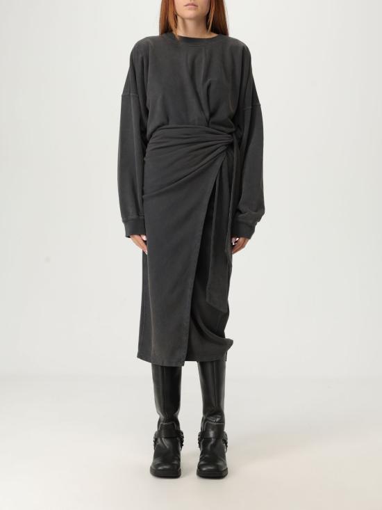 25FW 이자벨마랑에뚜왈 미디 원피스 RO0721FAB1M05E 02FK Black