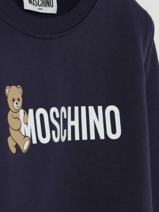 25FW [키즈] 모스키노 풀오버 HPF08VLCA83 40016 Navy - MOSCHINO