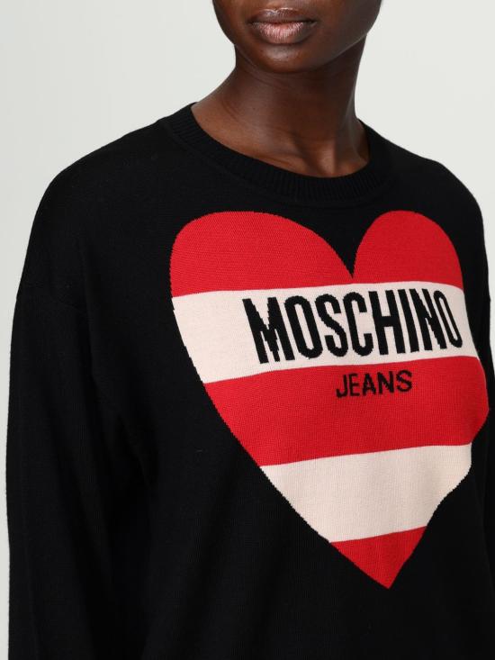 25FW 모스키노 스웨터 09388212 4555 White - MOSCHINO