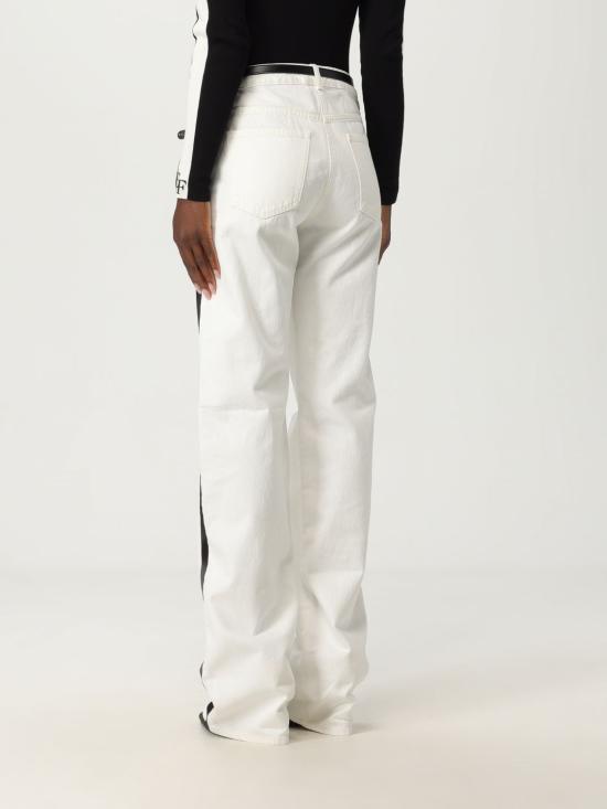 25FW 엘리자베타프랜치 데님 팬츠 PJ13I 309 White - ELISABETTA FRANCHI