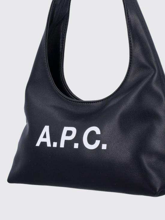 25FW 아페쎄 베이비 니논 숄더백 F67027PUAAT LZZ Black - A.P.C.