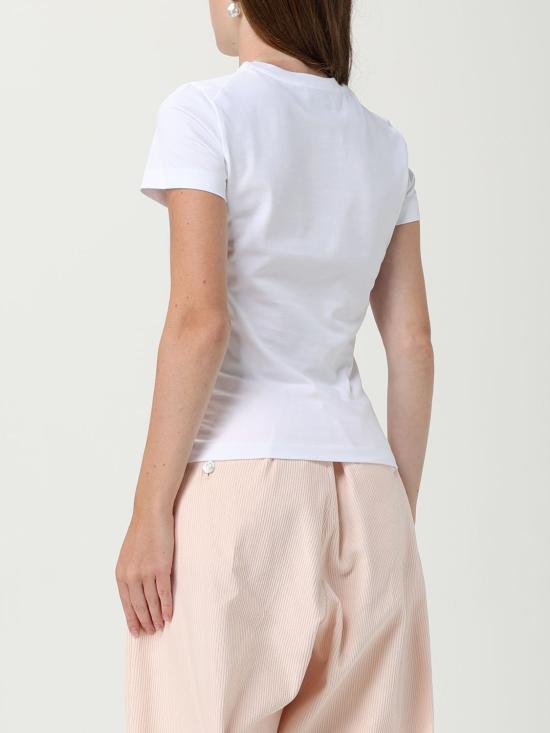 25FW 모스키노 반팔 티셔츠 07078236 1001 White - MOSCHINO