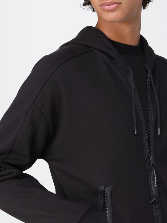 25FW 씨피 컴퍼니 집업 니트 RCCMSS716A005086W 999 Black - C.P. COMPANY