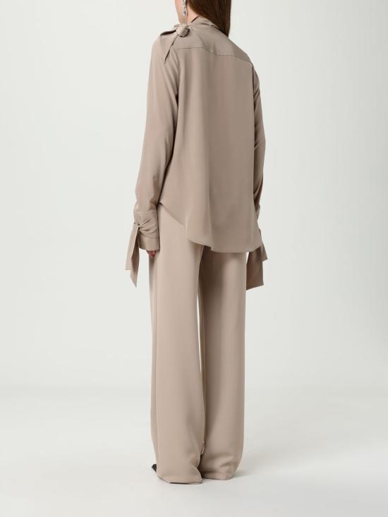 25FW 에르마노 설비노 블라우스 D472K311VKX 61210 Sand - ERMANNO SCERVINO