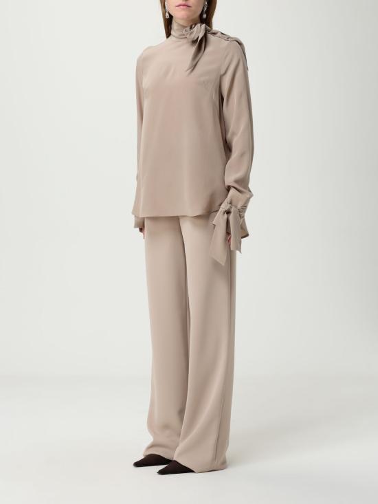 25FW 에르마노 설비노 블라우스 D472K311VKX 61210 Sand - ERMANNO SCERVINO