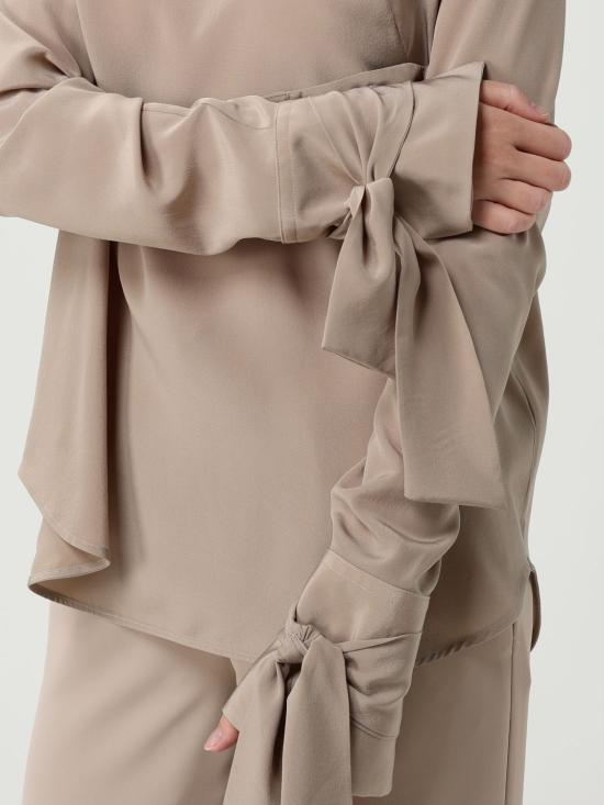 25FW 에르마노 설비노 블라우스 D472K311VKX 61210 Sand - ERMANNO SCERVINO