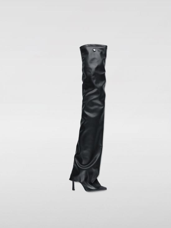 25FW 디 아티코 뮬/슬리퍼 WSH00872PUR003AA 100 Black