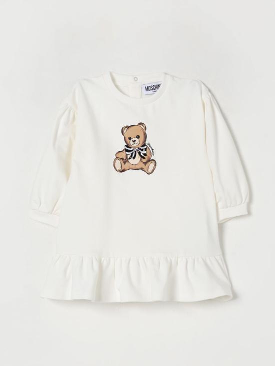 25FW [키즈] 모스키노 점프수트 MDV0CWLDA16 10063 White