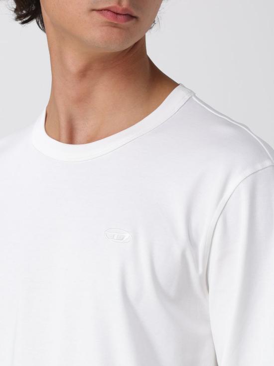 25FW 디젤 긴팔 티셔츠 A181420AIJU 141 White - DIESEL