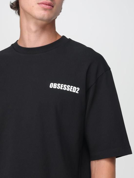 25FW 디스퀘어드2 반팔 티셔츠 S74GD1479D20033 900 Black - DSQUARED2