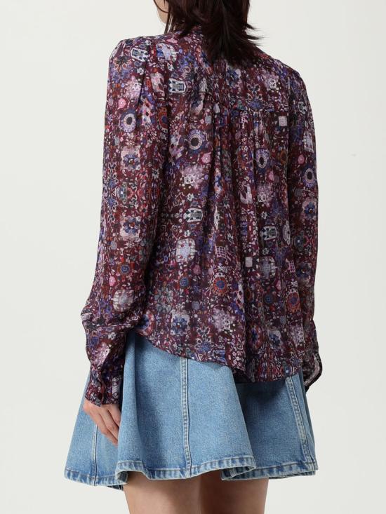 25FW 이자벨마랑에뚜왈 블라우스 HT0189FAC3J01E 86PM Plum - ISABEL MARANT ETOILE