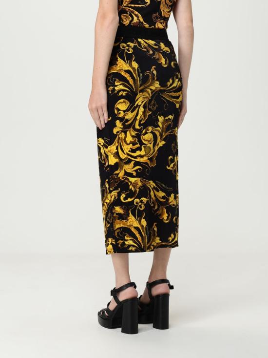 25FW 베르사체 스커트 79HAE806JS500 G89 Black - VERSACE