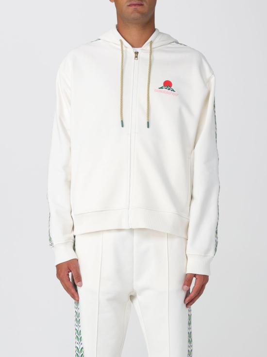 25FW 카사블랑카 긴팔 티셔츠 MPF25JTP392 01 White