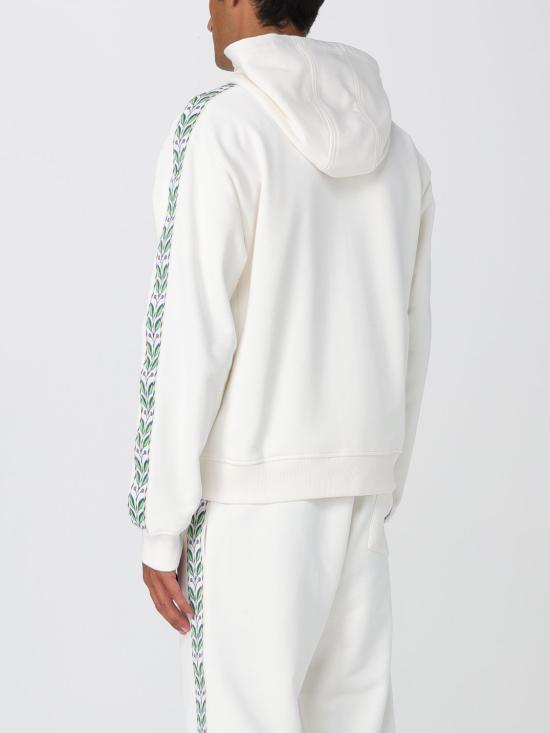 25FW 카사블랑카 긴팔 티셔츠 MPF25JTP392 01 White - CASABLANCA