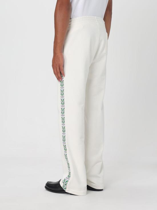 25FW 카사블랑카 트레이닝/조거 팬츠 MPF25JTR278 01 White - CASABLANCA