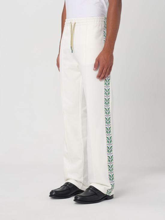 25FW 카사블랑카 트레이닝/조거 팬츠 MPF25JTR278 01 White - CASABLANCA