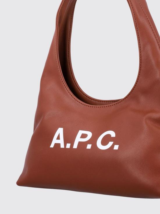 26FW 아페쎄 베이비 니논 숄더백 F67027PUAAT CAD Brick Red - A.P.C.