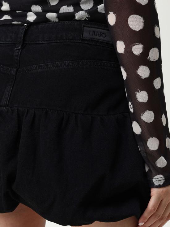 25FW 리우조 데님 스커트 UF5138D0287 87469 Black - LIU JO