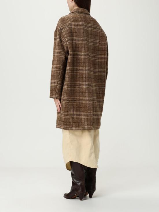 25FW 이자벨마랑에뚜왈 리미자 코트 MA0087FAC3D02E 50CA Brown - ISABEL MARANT ETOILE