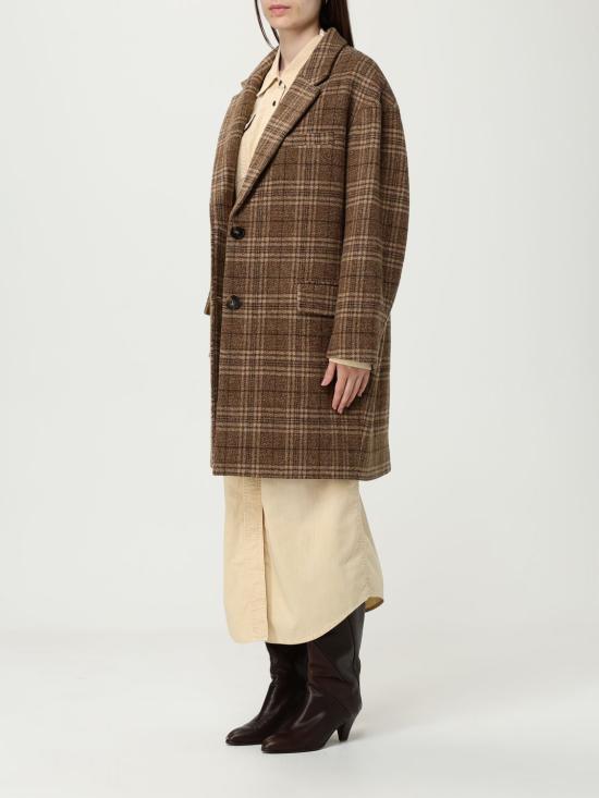 25FW 이자벨마랑에뚜왈 리미자 코트 MA0087FAC3D02E 50CA Brown - ISABEL MARANT ETOILE