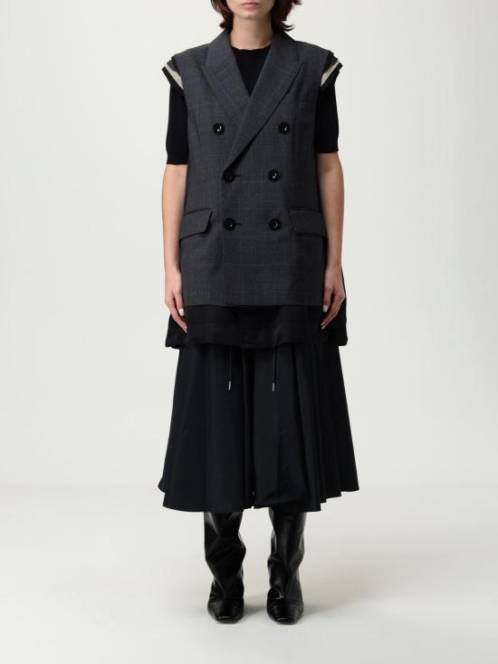 25FW 사카이 자켓 2508032 301 Grey