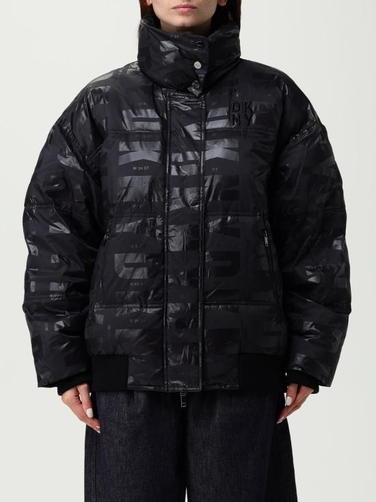 25FW 디케이엔와이 숏패딩 P9GJ1C29 Black