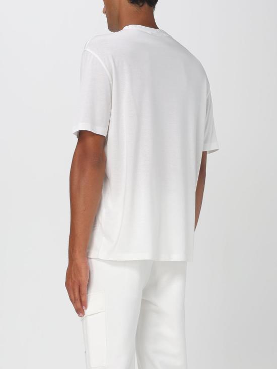 25FW 엠포리오 아르마니 반팔 티셔츠 EM003137AF10761 U0003 White - EMPORIO ARMANI