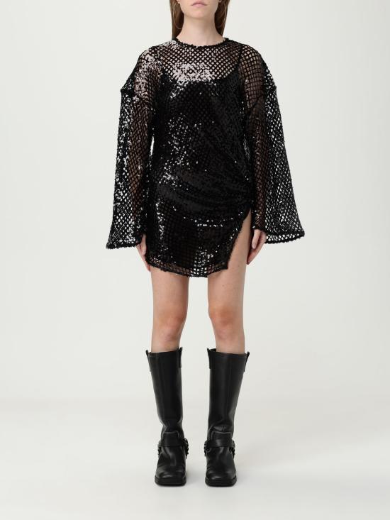 25FW 디 아티코 숏 원피스 251WCA00453PLL009AA 100 Black