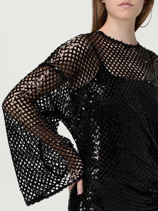 25FW 디 아티코 숏 원피스 251WCA00453PLL009AA 100 Black - THE ATTICO