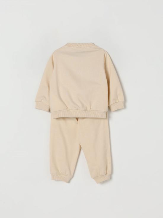 25FW [키즈] 모스키노 오버롤 MMK05ELCA40 20404 Beige - MOSCHINO