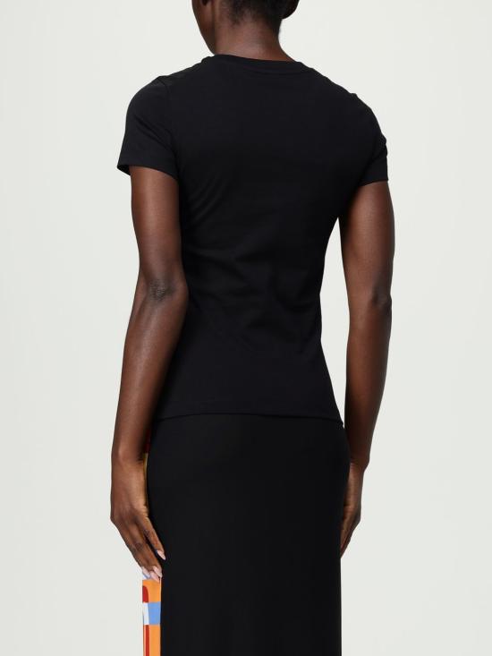 25FW 모스키노 반팔 티셔츠 07188236 7555 Black - MOSCHINO