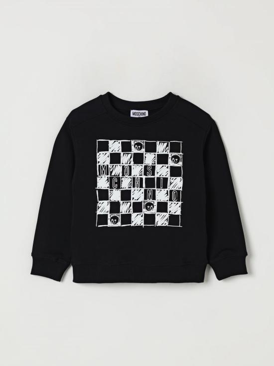 25FW [키즈] 모스키노 풀오버 HUF099LCA15 60100 Black