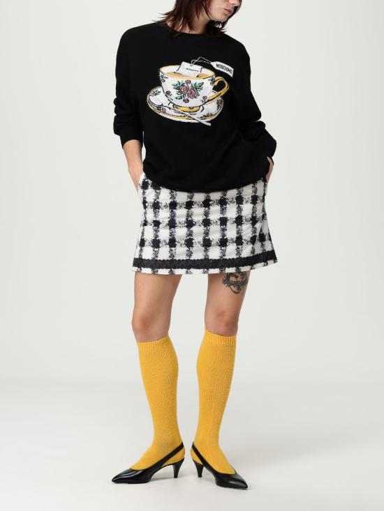 25FW 모스키노 스웨터 09385500 3555 Black - MOSCHINO