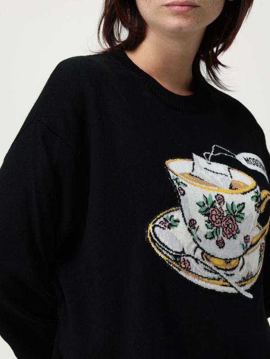 25FW 모스키노 스웨터 09385500 3555 Black - MOSCHINO