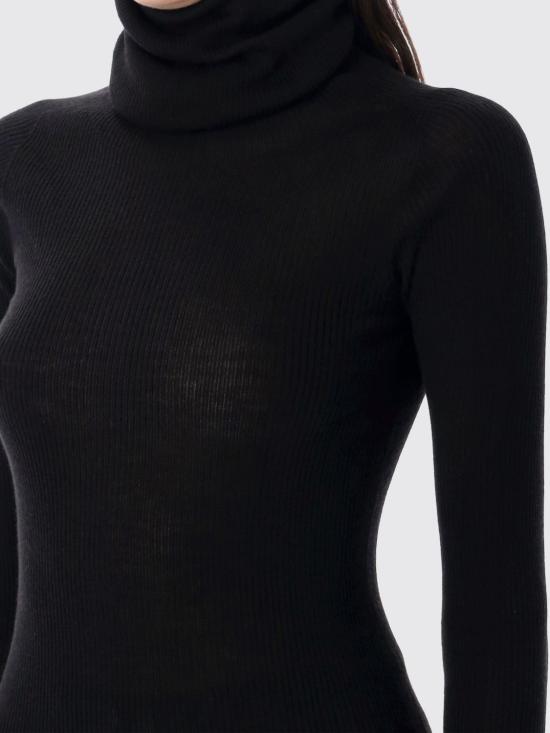 25FW 릭 오웬스 터틀넥 RP02E4614RIBM 09 Black - RICK OWENS