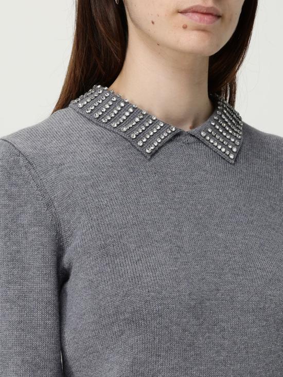 25FW 핑코 폴로 티셔츠 105530A2S4 II2 Charcoal - PINKO