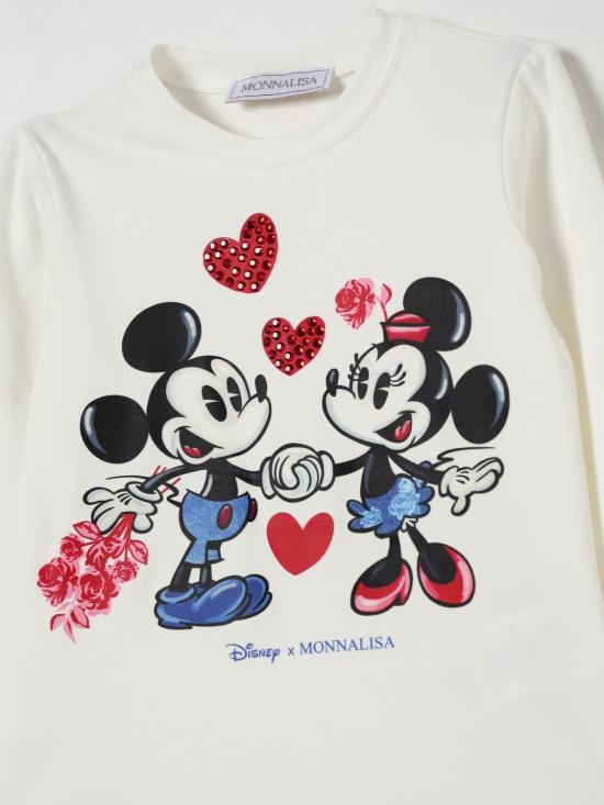 25FW [키즈] 모나리자 티셔츠 19F6026003 0001 Yellow Cream - MONNALISA