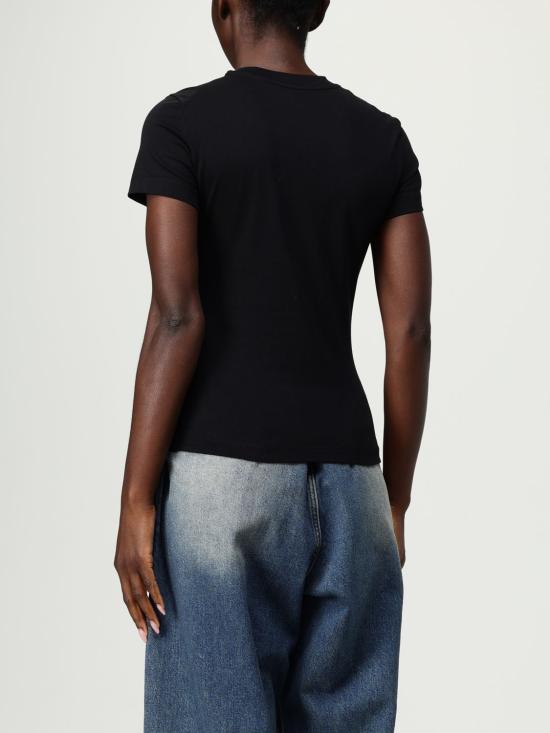 25FW 모스키노 반팔 티셔츠 07078236 1555 Black - MOSCHINO