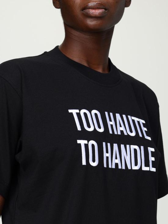 25FW 모스키노 반팔 티셔츠 07045441 1001 Black - MOSCHINO