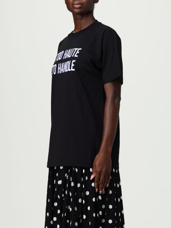 25FW 모스키노 반팔 티셔츠 07045441 1001 Black - MOSCHINO