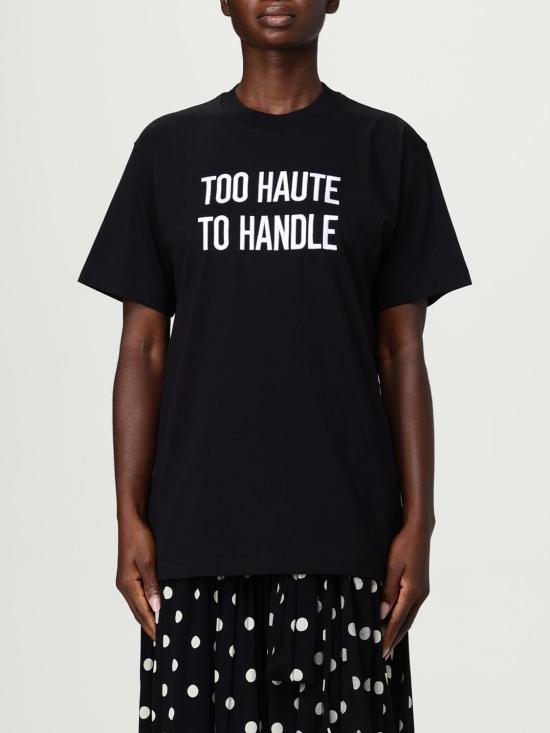 25FW 모스키노 반팔 티셔츠 07045441 1001 Black