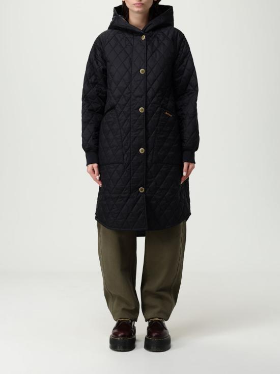 25FW 바버 힐러리 퀼티드 재킷  LQU1838 BK91 Black
