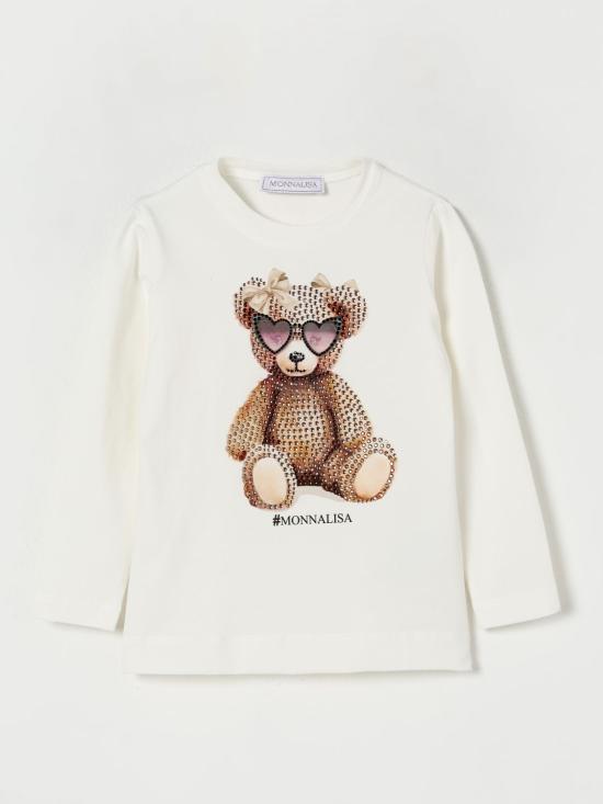 25FW [키즈] 모나리자 티셔츠 19F6166003 0001 Yellow Cream