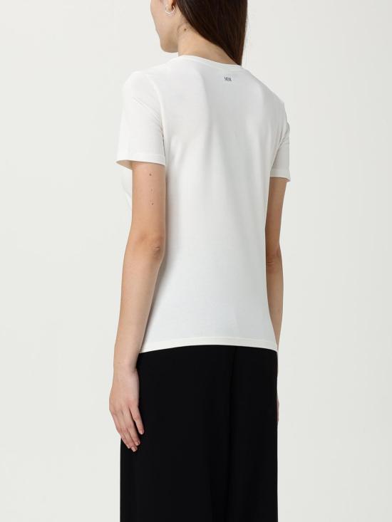 25FW 막스마라 반팔 티셔츠 2526976017600 001 White - MAX MARA