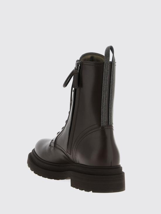 25FW 브루넬로 쿠치넬리 뮬/슬리퍼 MZOLG3036P C8279 Brown - BRUNELLO CUCINELLI