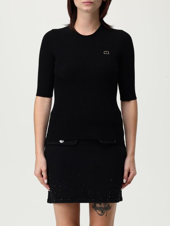 25FW 트윈셋 반팔 티셔츠 252TP3240 00006 Black