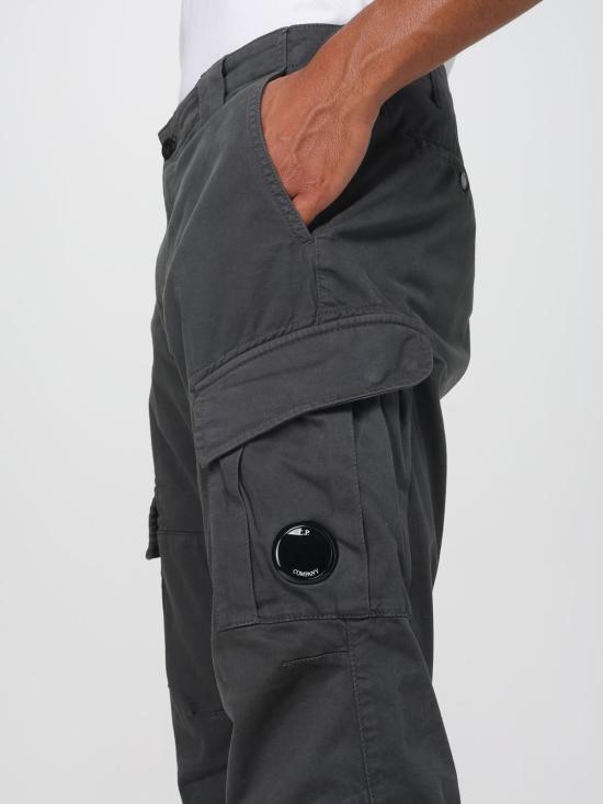 25FW 씨피 컴퍼니 스트레이트 팬츠 19CMPA731A005529G 978 Black - C.P. COMPANY